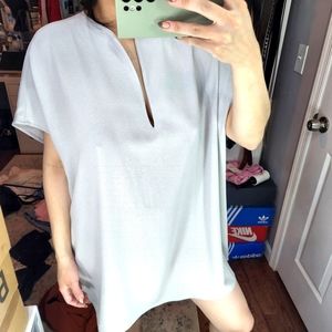 American Apparel grey flowy mini dress